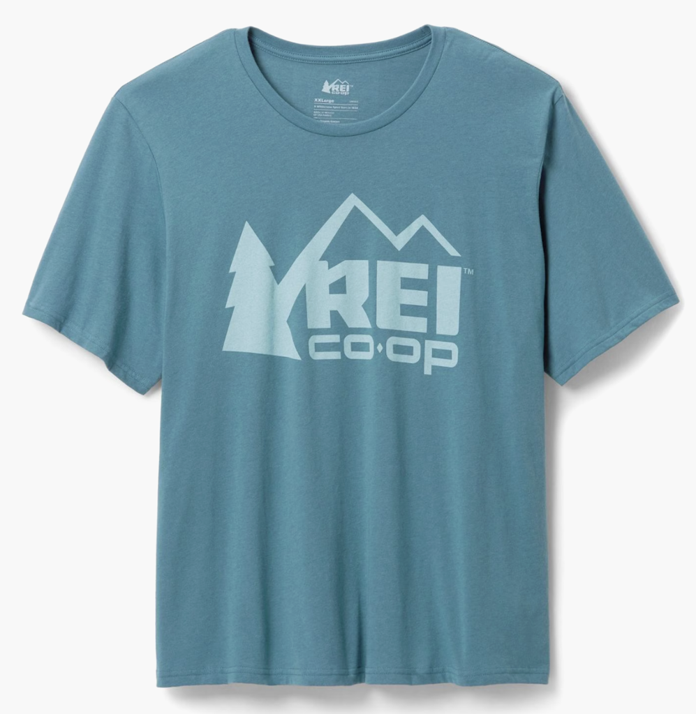 REI Co-op REI Logo T-Shirt: $9.73