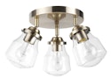 Globe Electric Gerard 3-Light Track Lighting Canopy Light for $28 + free shipping w/ Prime