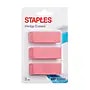 Staples Block Eraser 3-Pack: 85 cents + free shipping w/ $35