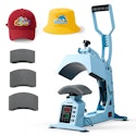 Vevor Hat Heat Press Machine w/ 4 Interchangeable Platens & Caps Stretcher for $90 + free shipping