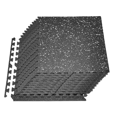 Vevor 24-Tile Interlocking Gym Floor Mat Set (96 sq. ft.) for $122 + free shipping