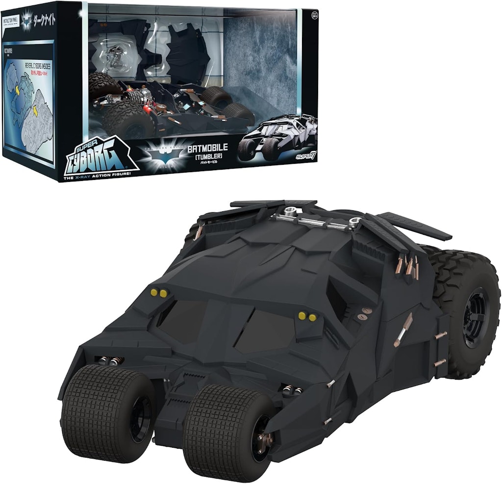 Super7 Super Cyborg Batman Batmobile Tumbler: $46 Super7 Super Cyborg Batman Batmobile Tumbler: $46