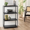 Mainstays 4-Shelf Metal Frame Bookcase for $26 + free shipping w/ $35