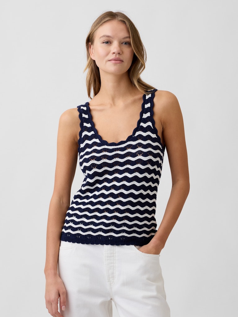 Crochet Scoopneck Tank Top: $19.99 Crochet Scoopneck Tank Top: $19.99