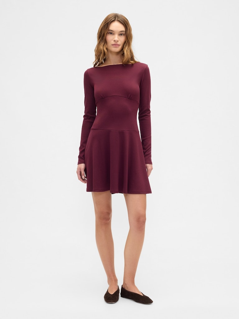 Ribbed Boatneck Mini Dress: $20.97 Ribbed Boatneck Mini Dress: $20.97