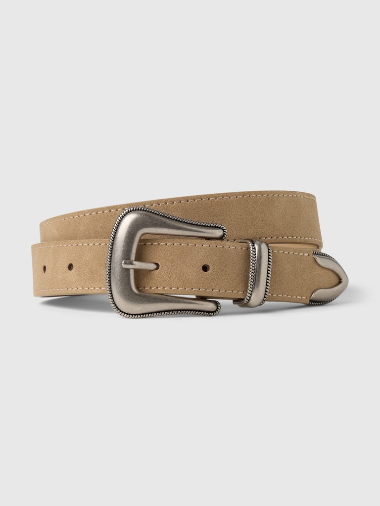 Vegan Leather Western Belt: $9.99