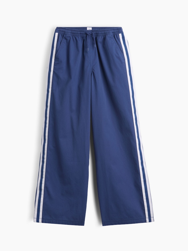 Kids' Relaxed Pull-On Twill Track Pants: $25