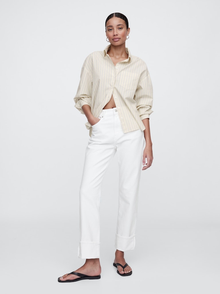 High Rise '90s Slim Straight Jeans: $39.99 High Rise '90s Slim Straight Jeans: $39.99