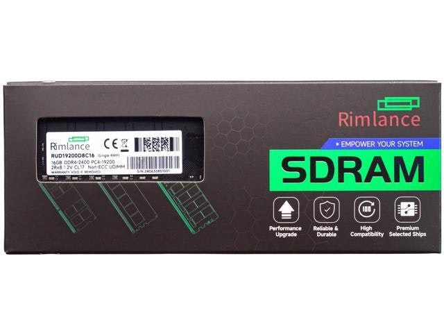 Rimlance 16GB DDR4 2400MHz Desktop Memory: $81