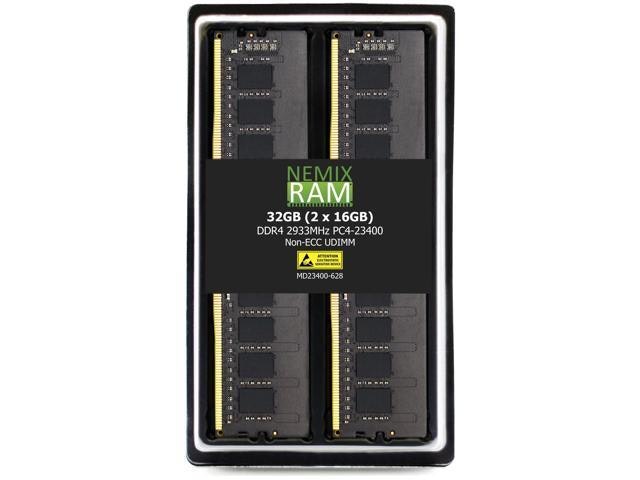 Nemix RAM 32GB (2x16GB) DDR4 2933MHz UDIMM Desktop Memory Kit: $259.89 Nemix RAM 32GB (2x16GB) DDR4 2933MHz UDIMM Desktop Memory Kit: $259.89