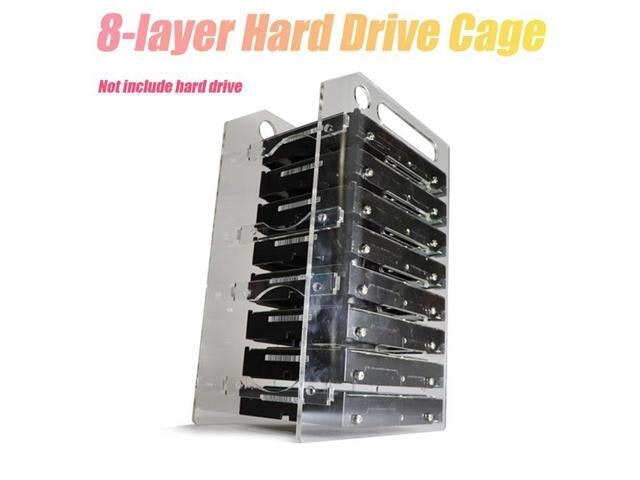 3.5-Inch 8-Bay HDD Hard Drive Cage Rack: $46.10
