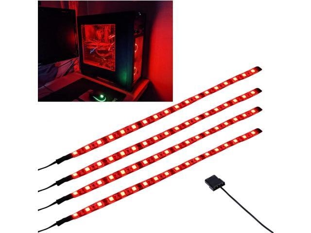 Computer LED Strip Magnetic Lighting Kit 4-Pack: $37.99 Computer LED Strip Magnetic Lighting Kit 4-Pack: $37.99