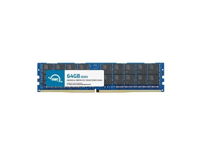 OWC 64GB DDR5 5600MHz ECC Registered RDIMM Memory Module: $1,999.99 OWC 64GB DDR5 5600MHz ECC Registered RDIMM Memory Module: $1,999.99