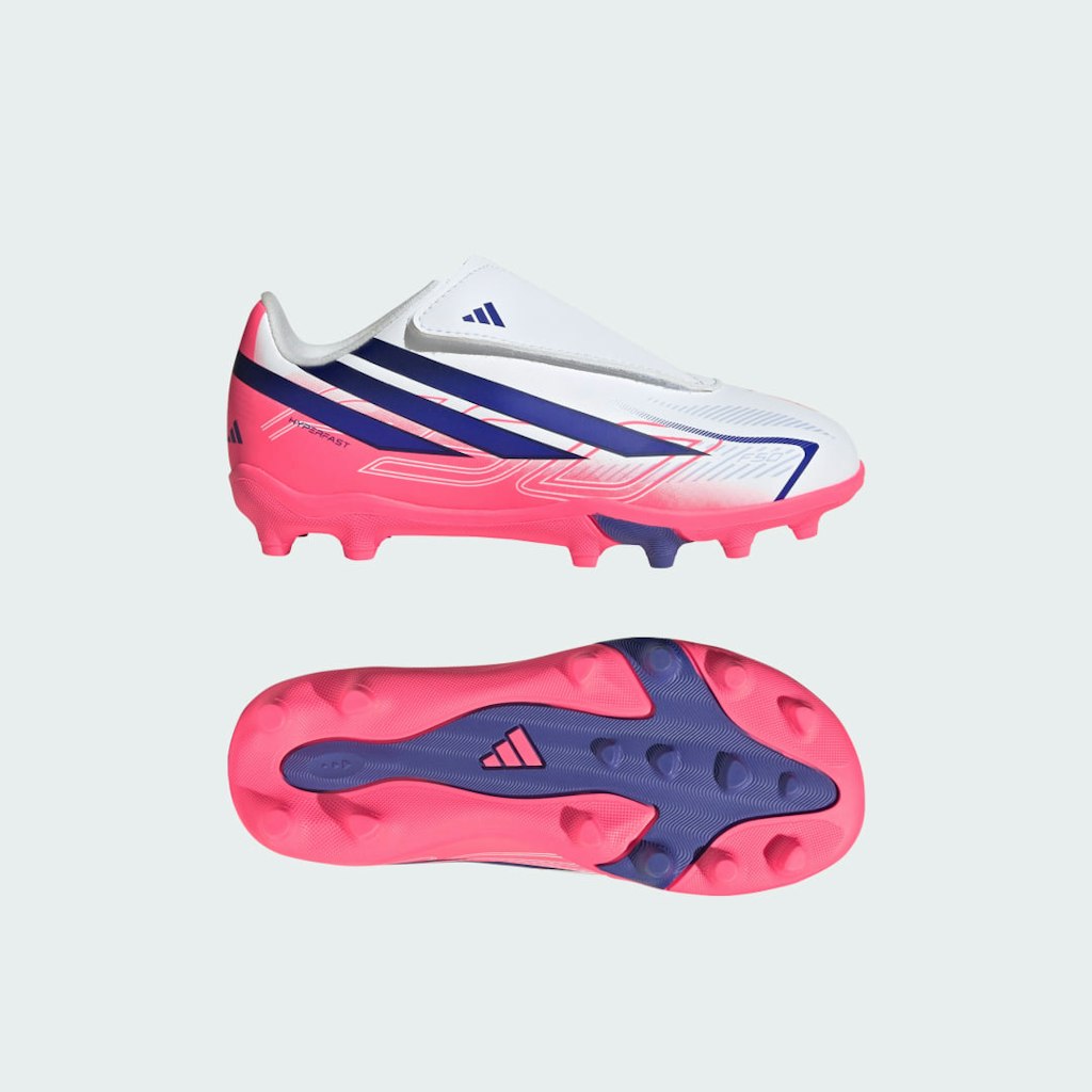 F50 Hyperfast Club Firm Ground Soccer Cleats for Children: $45