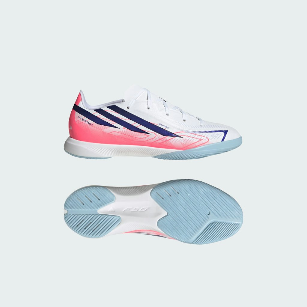F50 Hyperfast League Kids' Indoor Soccer Shoes: $70 F50 Hyperfast League Kids' Indoor Soccer Shoes: $70
