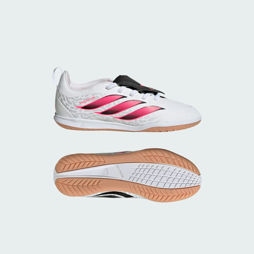 Adidas Predator Club Fold-Over Tongue Kids' Indoor Soccer Cleats: $50 Adidas Predator Club Fold-Over Tongue Kids' Indoor Soccer Cleats: $50
