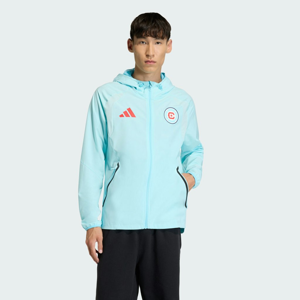 Chicago Fire Tiro Tech Full Zip Windbreaker: $100 Chicago Fire Tiro Tech Full Zip Windbreaker: $100