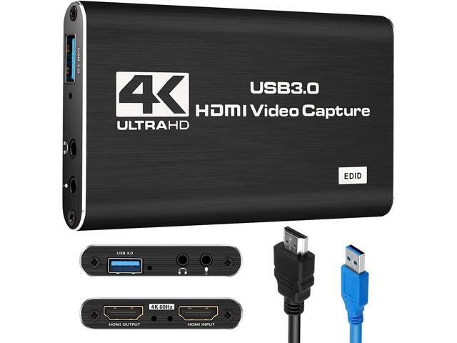 4K USB 3.0 HDMI Video Capture Card: $39.55