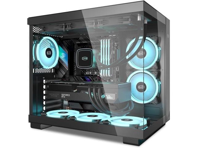 Mid Tower ATX PC Gaming Case with 6 ARGB Fans: $239.99 Mid Tower ATX PC Gaming Case with 6 ARGB Fans: $239.99
