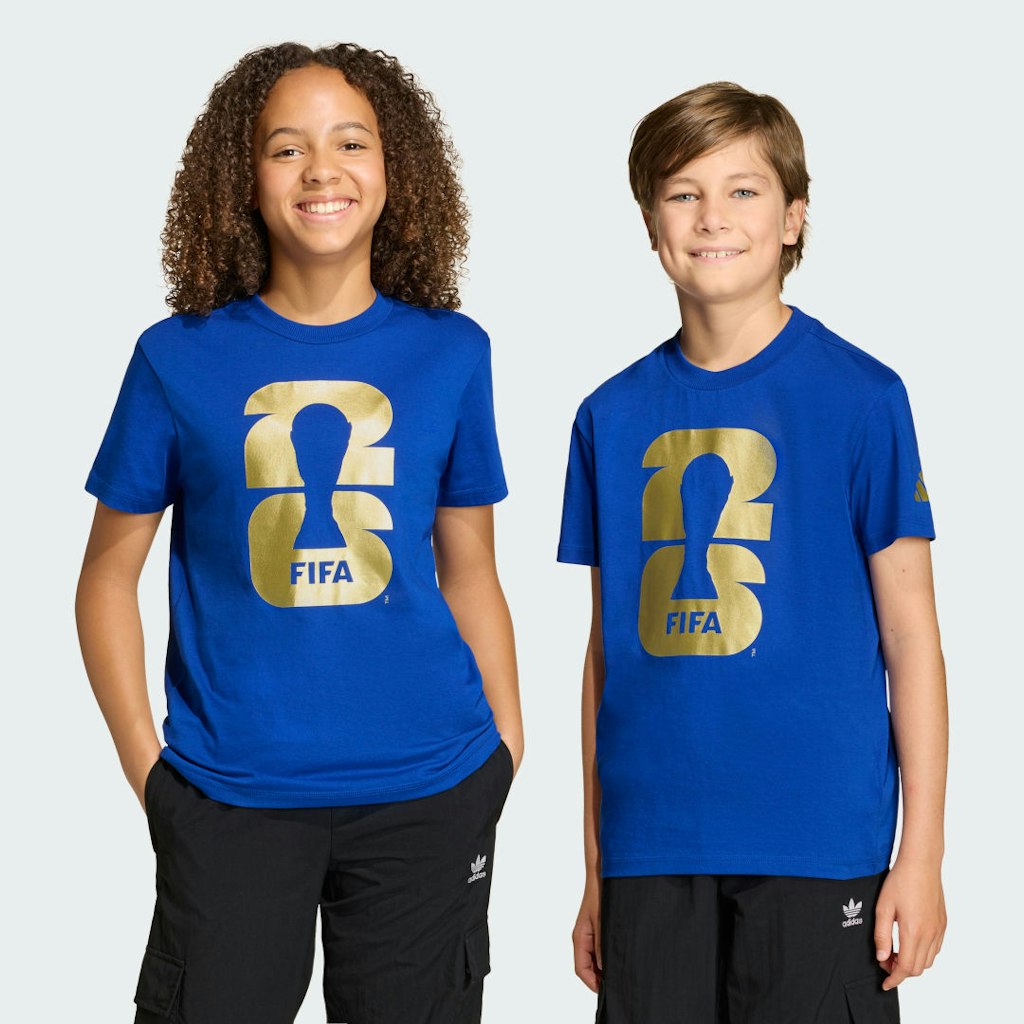FIFA World Cup 26 Official Emblem Kids' T-Shirt: $30 FIFA World Cup 26 Official Emblem Kids' T-Shirt: $30