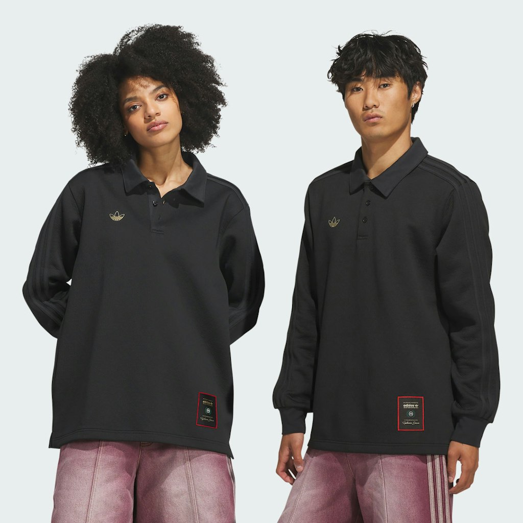 Adidas Tyshawn Rugby Long Sleeve Shirt: $70 Adidas Tyshawn Rugby Long Sleeve Shirt: $70