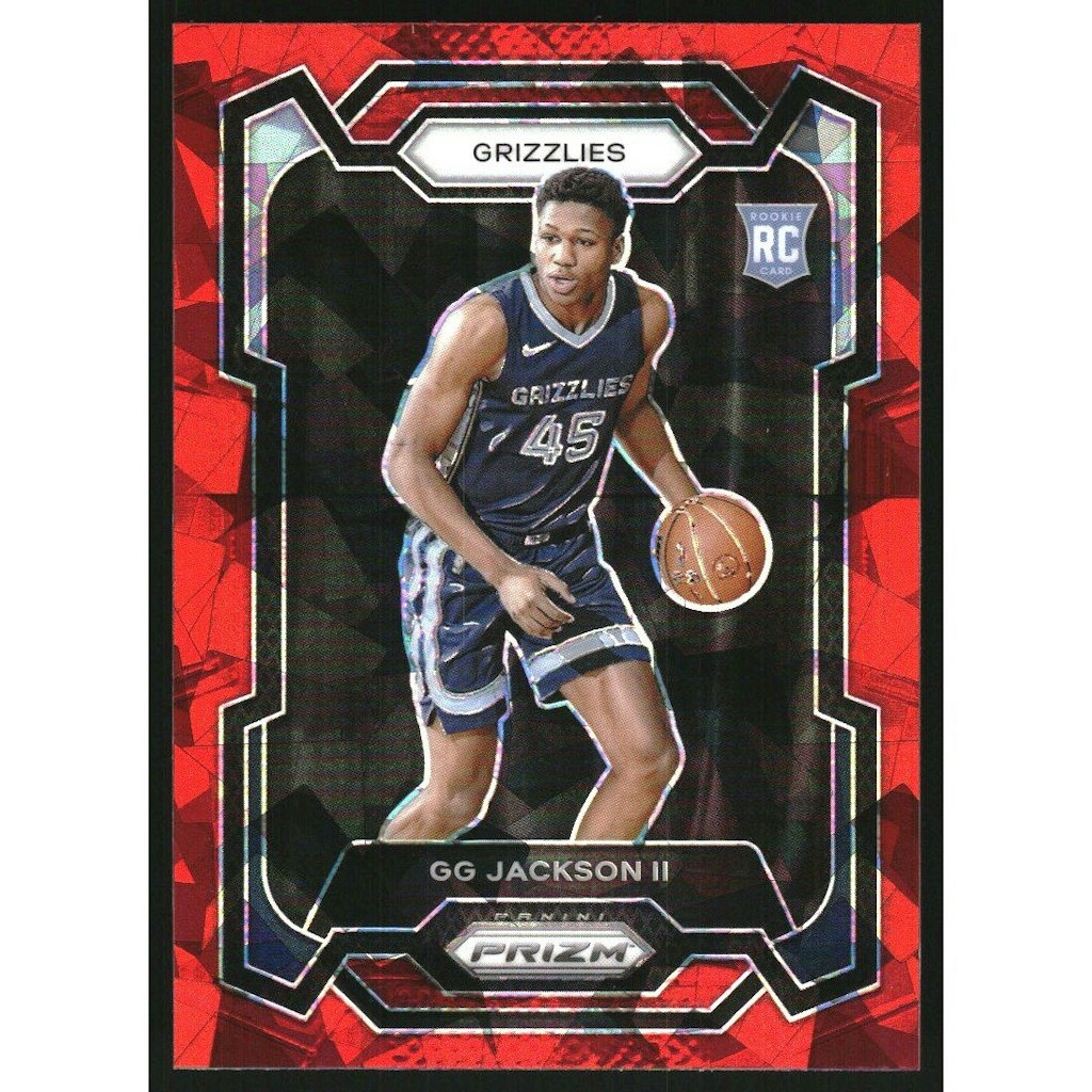 2023-24 Panini Prizm GG Jackson II Red Ice Prizm Card: $32 2023-24 Panini Prizm GG Jackson II Red Ice Prizm Card: $32