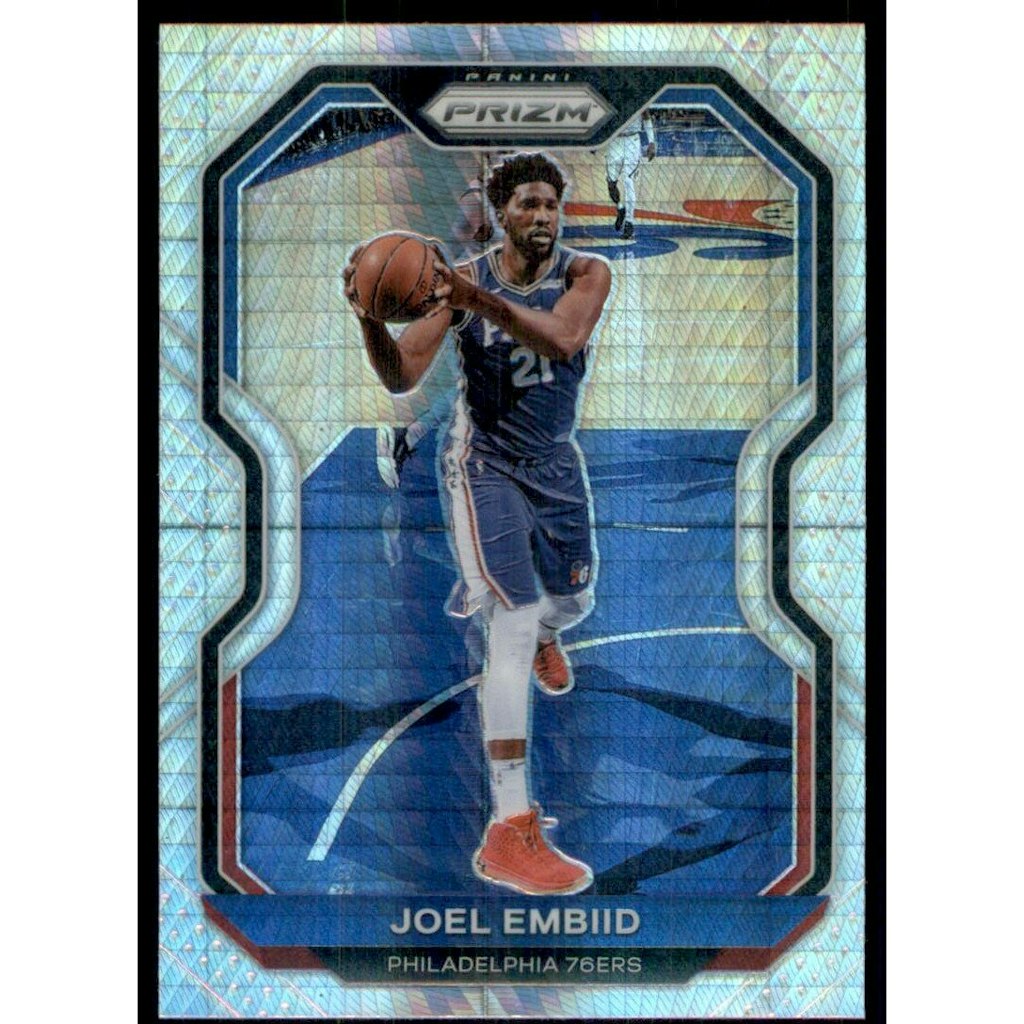 2020-21 Panini Prizm Joel Embiid Hyper Prizm Card: $10.80 2020-21 Panini Prizm Joel Embiid Hyper Prizm Card: $10.80