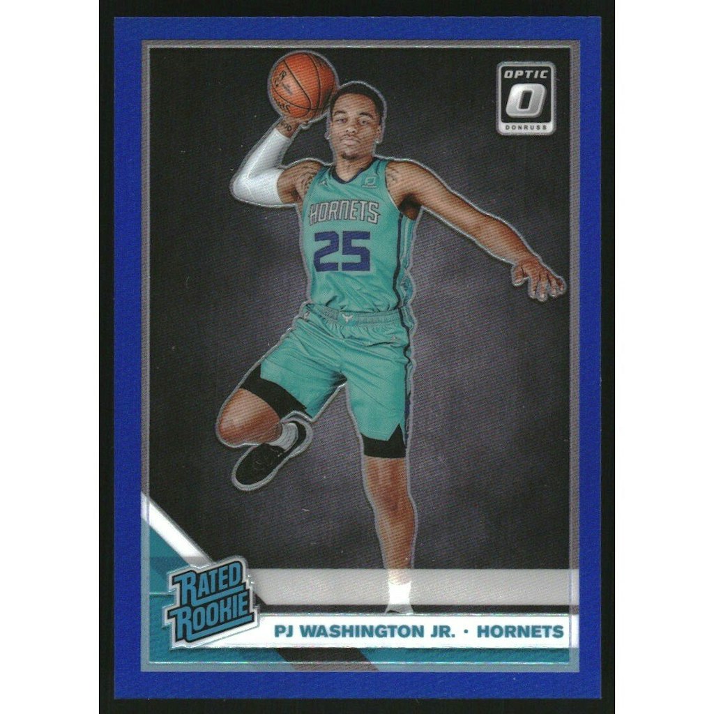 2019-20 Donruss Optic Blue P.J. Washington Jr. Rookie Card: $36 2019-20 Donruss Optic Blue P.J. Washington Jr. Rookie Card: $36
