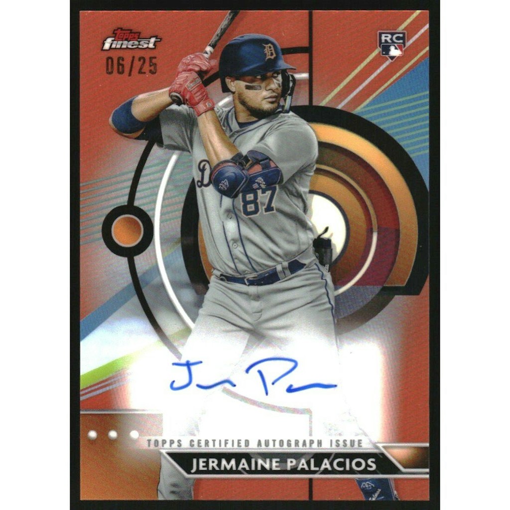 2023 Finest Autographs Jermaine Palacios Orange Refractor: $13.50 2023 Finest Autographs Jermaine Palacios Orange Refractor: $13.50