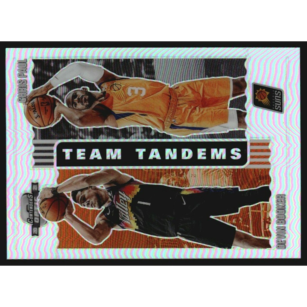 2020-21 Panini Contenders Optic Team Tandems Chris Paul/Devin Booker Card: $10.80 2020-21 Panini Contenders Optic Team Tandems Chris Paul/Devin Booker Card: $10.80