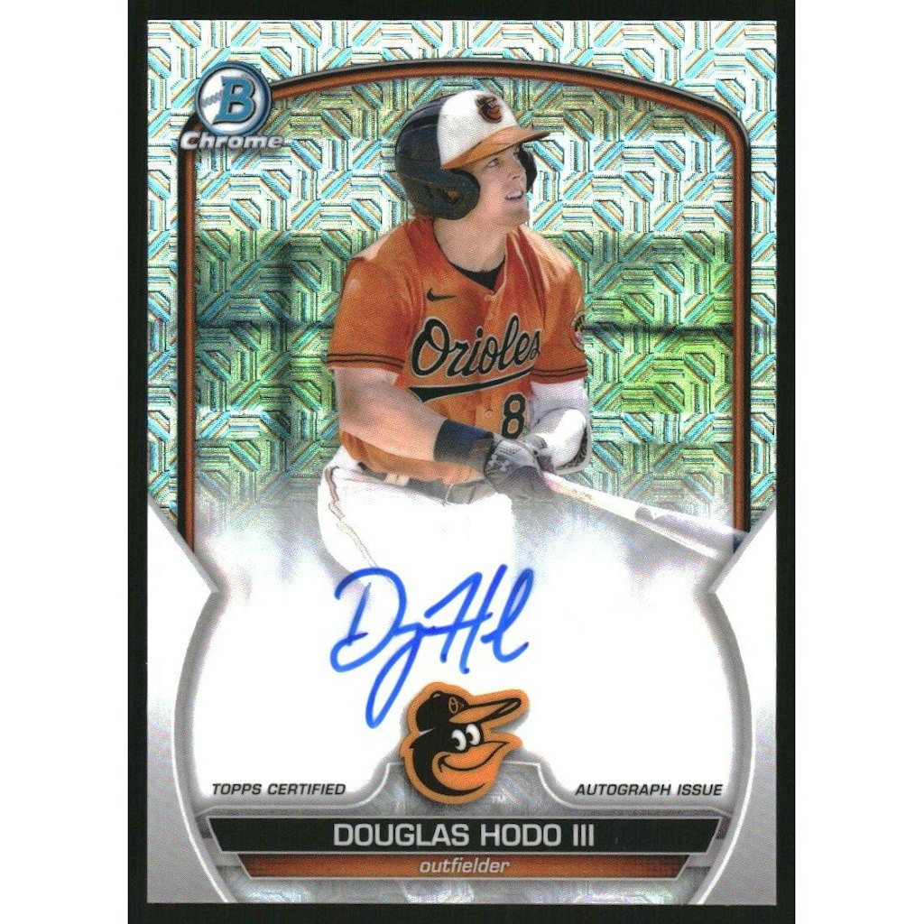 2023 Bowman Chrome Douglas Hodo III Autograph Card: $13.50 2023 Bowman Chrome Douglas Hodo III Autograph Card: $13.50