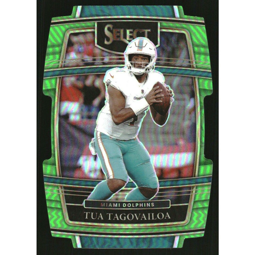 2021 Select Prizm Neon Green Die Cut Tua Tagovailoa #22 Card: $10.80 2021 Select Prizm Neon Green Die Cut Tua Tagovailoa #22 Card: $10.80