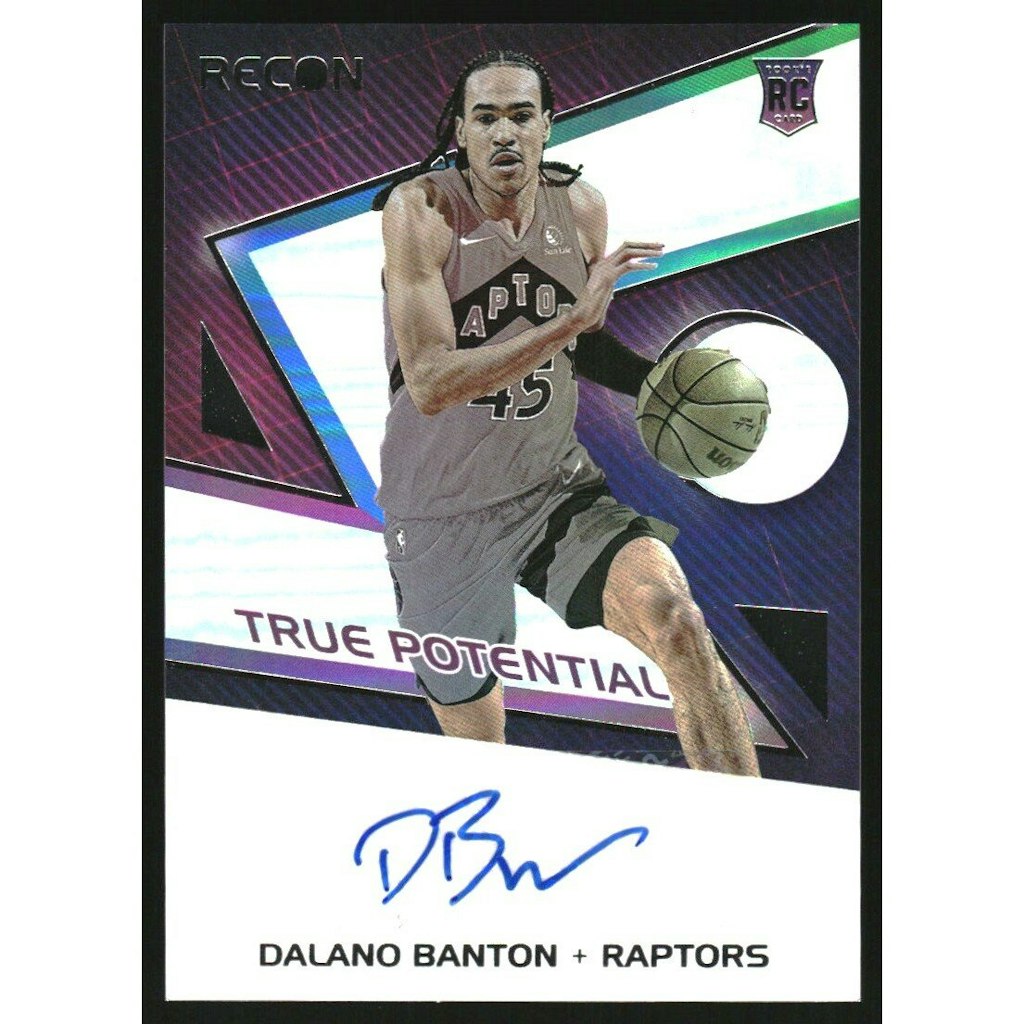 2021-22 Panini Recon Dalano Banton True Potential Signatures Card: $18 2021-22 Panini Recon Dalano Banton True Potential Signatures Card: $18