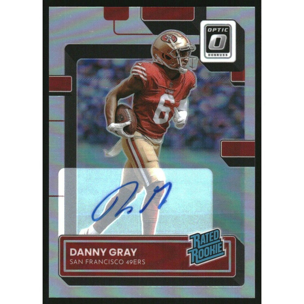 2022 Donruss Optic Danny Gray Rated Rookies Holo Autograph Card: $13.50 2022 Donruss Optic Danny Gray Rated Rookies Holo Autograph Card: $13.50