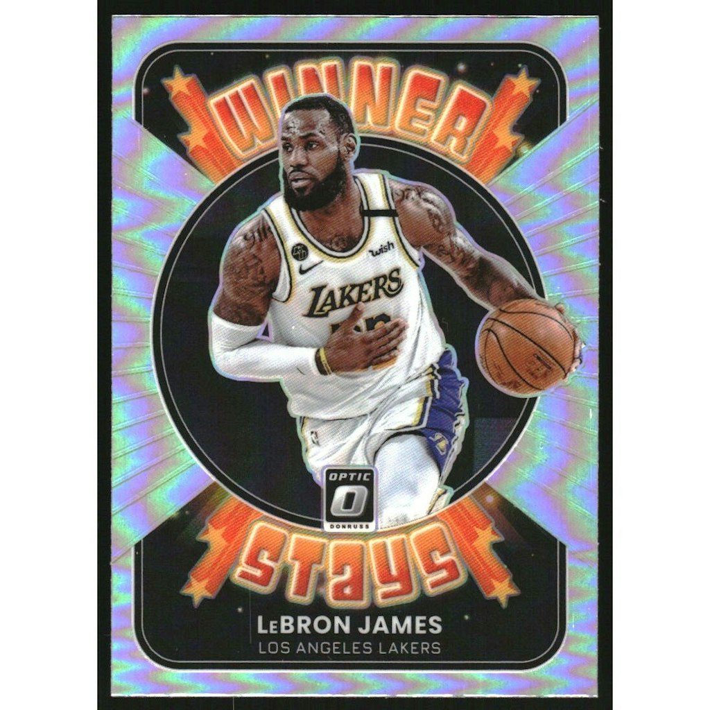 2021-22 Donruss Optic Winner Stays Holo LeBron James Card: $22.50 2021-22 Donruss Optic Winner Stays Holo LeBron James Card: $22.50