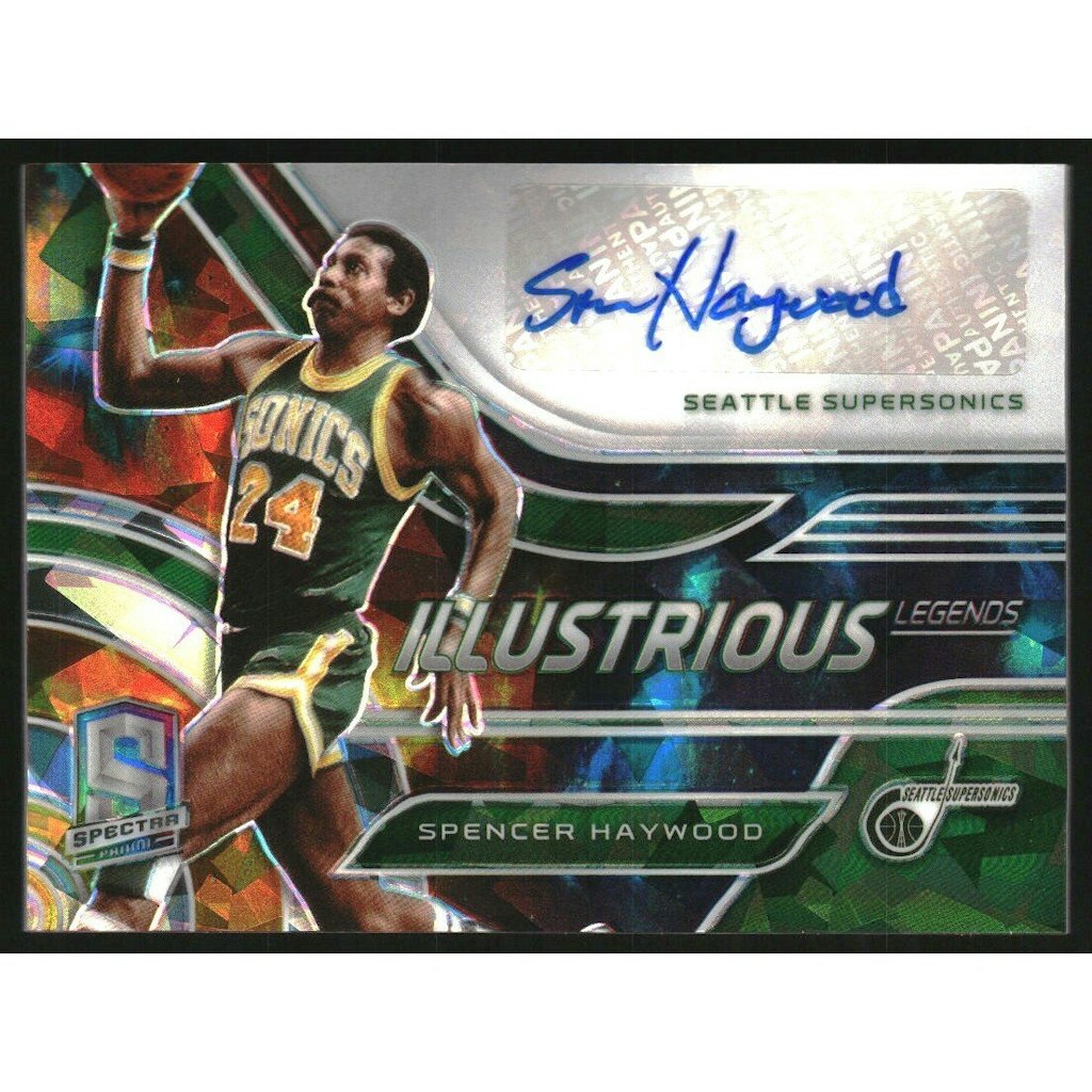 2020-21 Panini Spectra Illustrious Legends Signatures Spencer Haywood #5/35: $27 2020-21 Panini Spectra Illustrious Legends Signatures Spencer Haywood #5/35: $27
