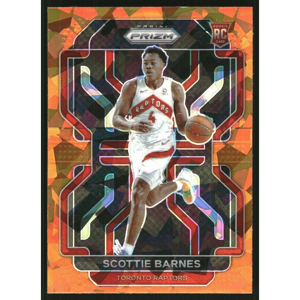 2021-22 Panini Prizm Scottie Barnes Orange Ice Rookie Card: $13.50 2021-22 Panini Prizm Scottie Barnes Orange Ice Rookie Card: $13.50