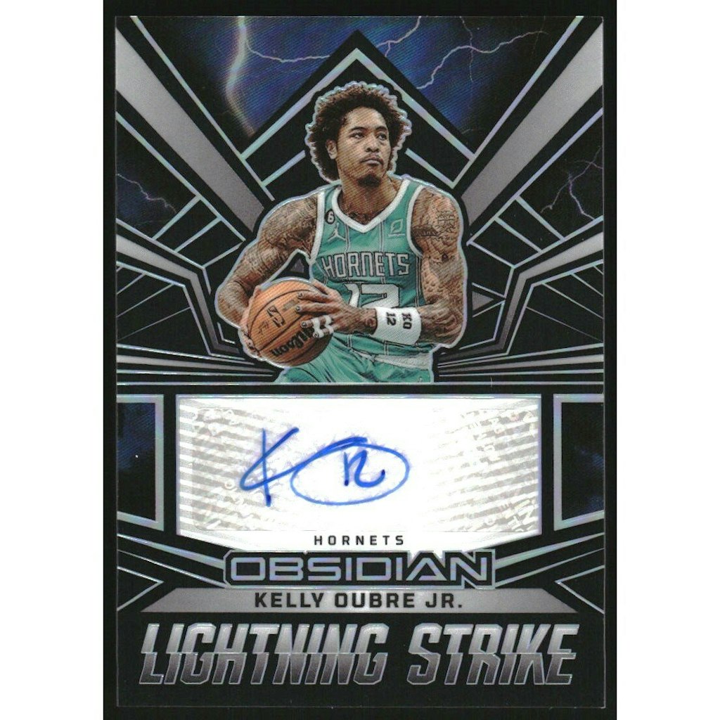 2022-23 Panini Obsidian Kelly Oubre Jr. Lightning Strike Signatures Card: $13.50 2022-23 Panini Obsidian Kelly Oubre Jr. Lightning Strike Signatures Card: $13.50