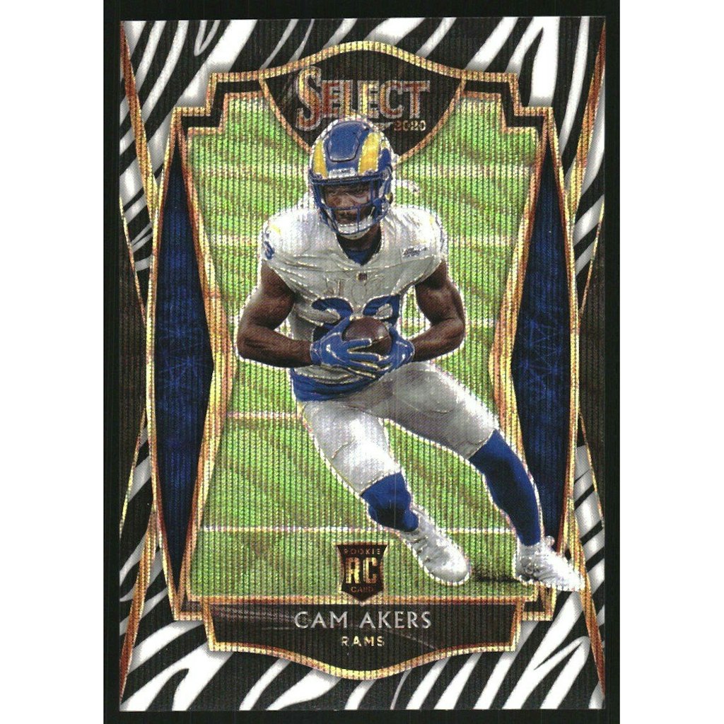 2020 Select Prizm Cam Akers #155 Zebra Card: $40 2020 Select Prizm Cam Akers #155 Zebra Card: $40