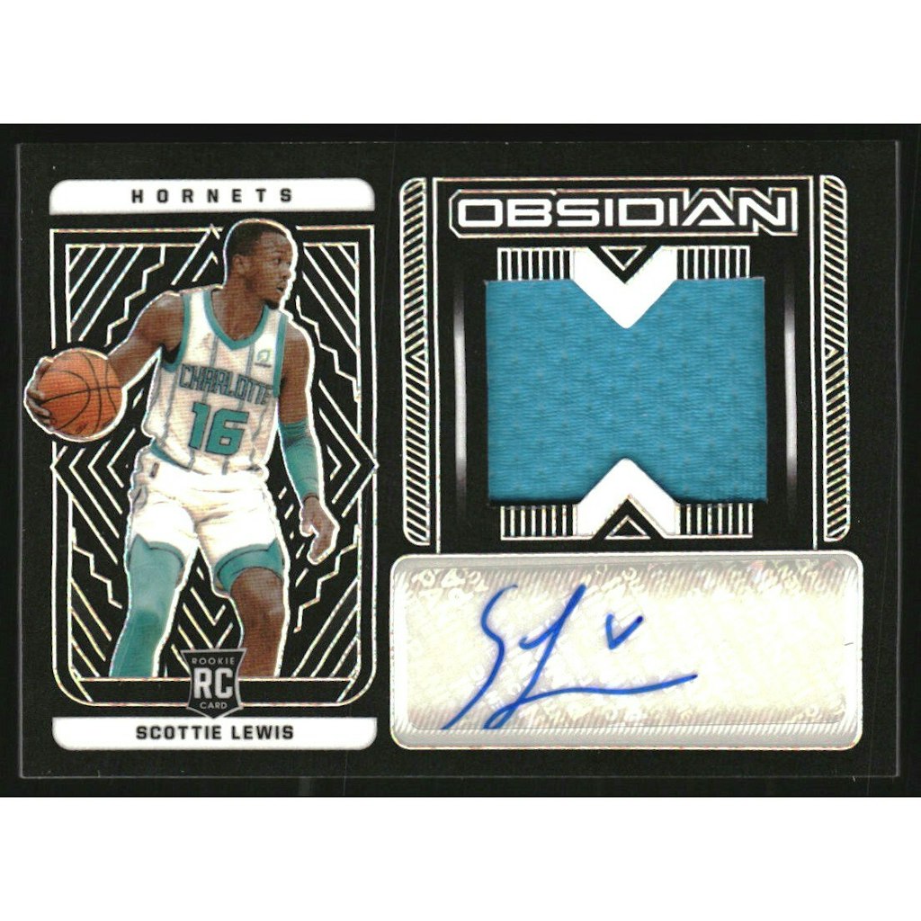 2021-22 Panini Obsidian Scottie Lewis Rookie Jersey Autograph Card /99: $25 2021-22 Panini Obsidian Scottie Lewis Rookie Jersey Autograph Card /99: $25