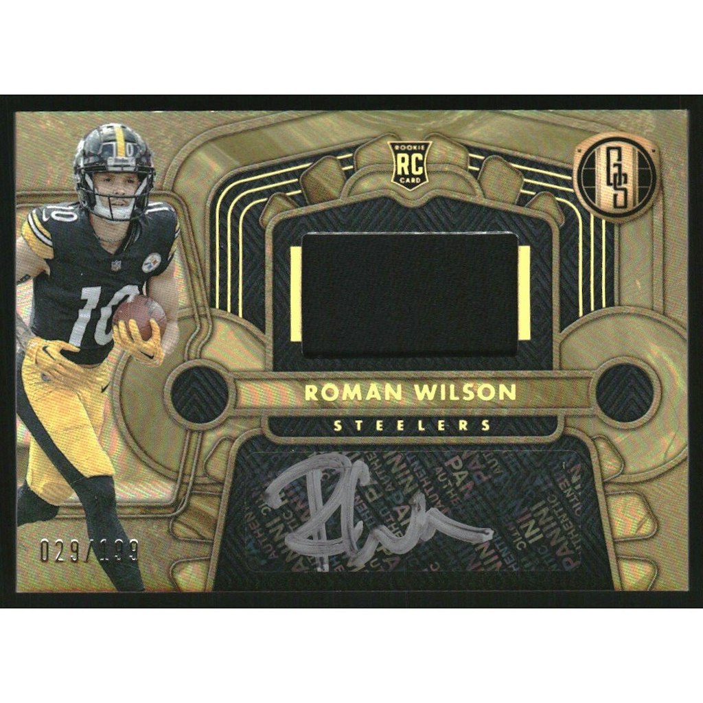 2024 Panini Gold Standard Roman Wilson Jersey Autograph Card: $20 2024 Panini Gold Standard Roman Wilson Jersey Autograph Card: $20