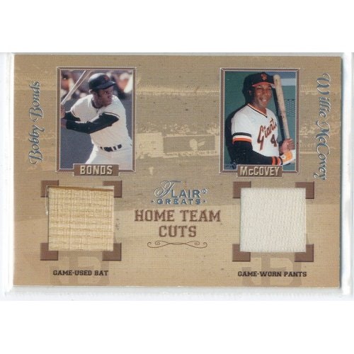 2003 Flair Greats Home Team Cuts Dual Memorabilia Card: $32 2003 Flair Greats Home Team Cuts Dual Memorabilia Card: $32