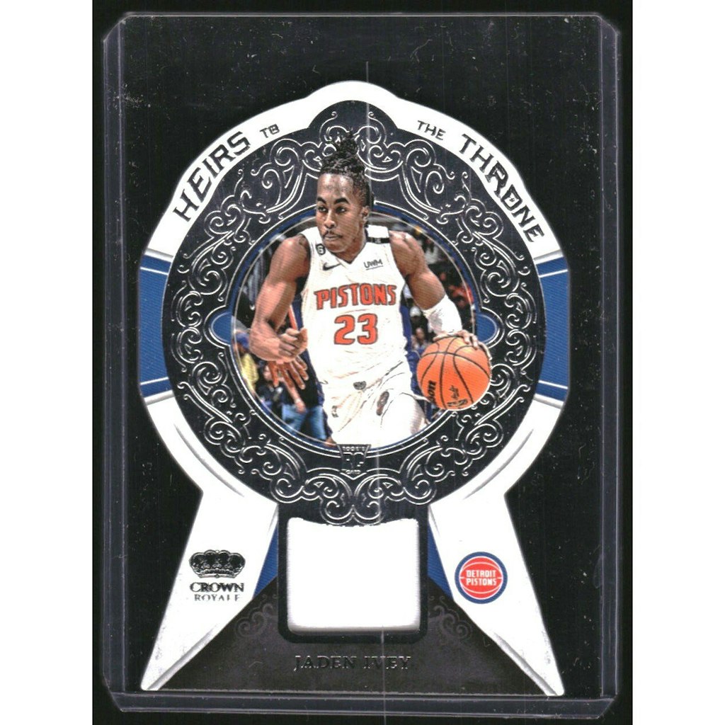 2022-23 Crown Royale Heirs to the Throne Jaden Ivey Relic Card: $13.50 2022-23 Crown Royale Heirs to the Throne Jaden Ivey Relic Card: $13.50