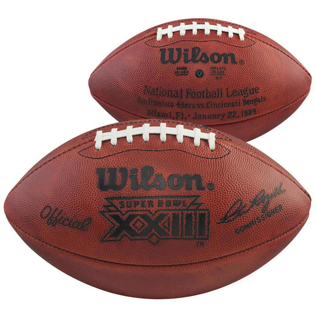Wilson Super Bowl XXIII Official Game Football: $189.99 Wilson Super Bowl XXIII Official Game Football: $189.99
