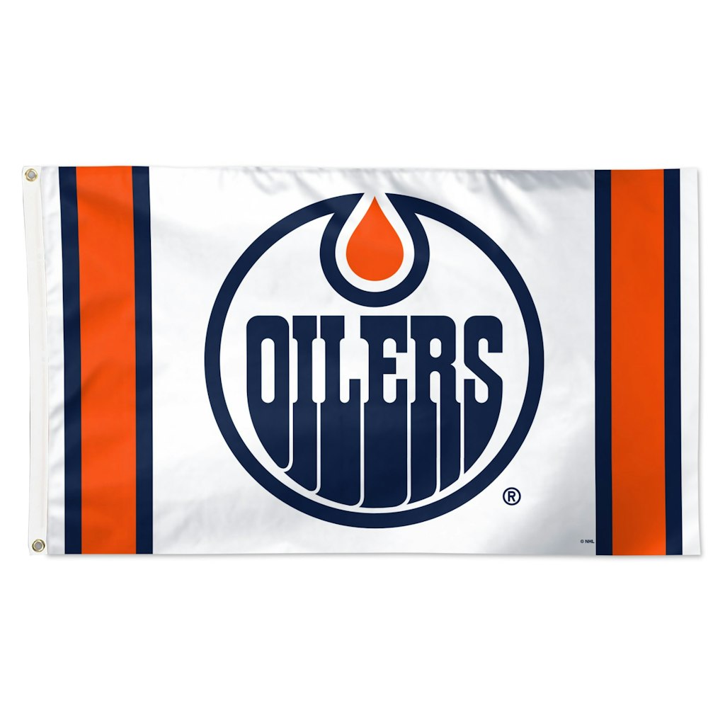 WinCraft Edmonton Oilers 3' x 5' Deluxe Flag: $39.99 WinCraft Edmonton Oilers 3' x 5' Deluxe Flag: $39.99