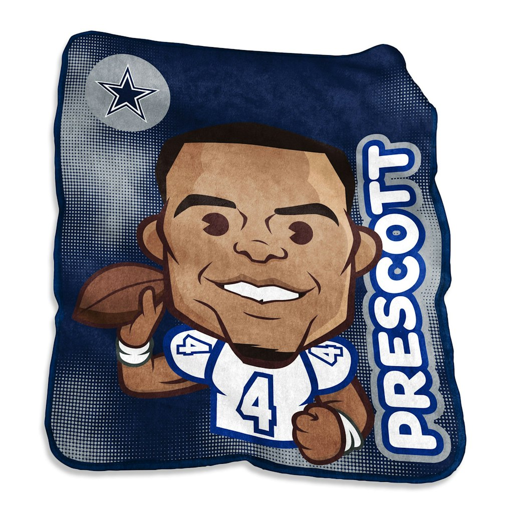 Dak Prescott Dallas Cowboys 50" x 60" Caricature Throw Blanket: $39.99