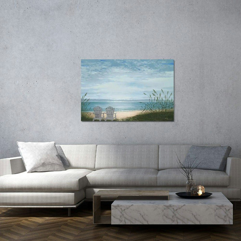 iCanvas Beach Chairs by Bruce Nawrocke Canvas Print Wall Art: $204.99 iCanvas Beach Chairs by Bruce Nawrocke Canvas Print Wall Art: $204.99