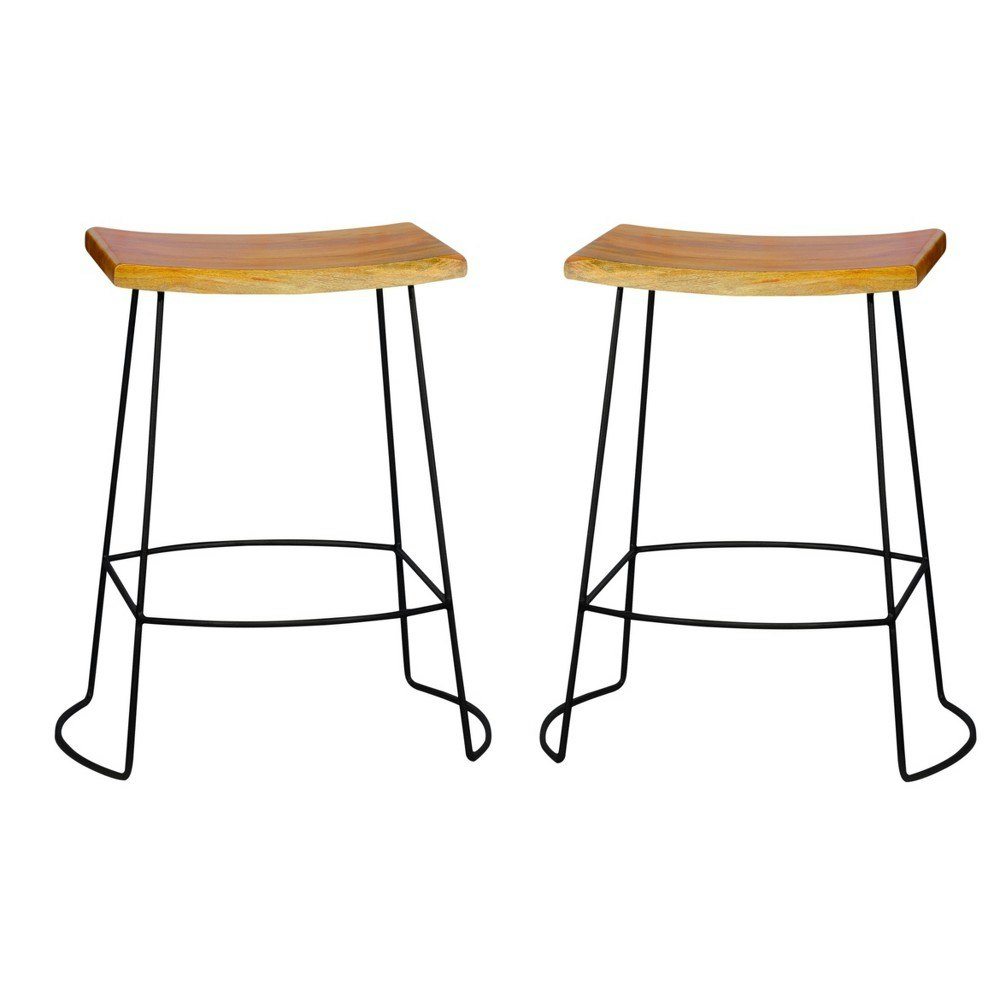 Carolina Living 24-Inch Portia Counter Height Barstool 2-Pack: $289.99 Carolina Living 24-Inch Portia Counter Height Barstool 2-Pack: $289.99