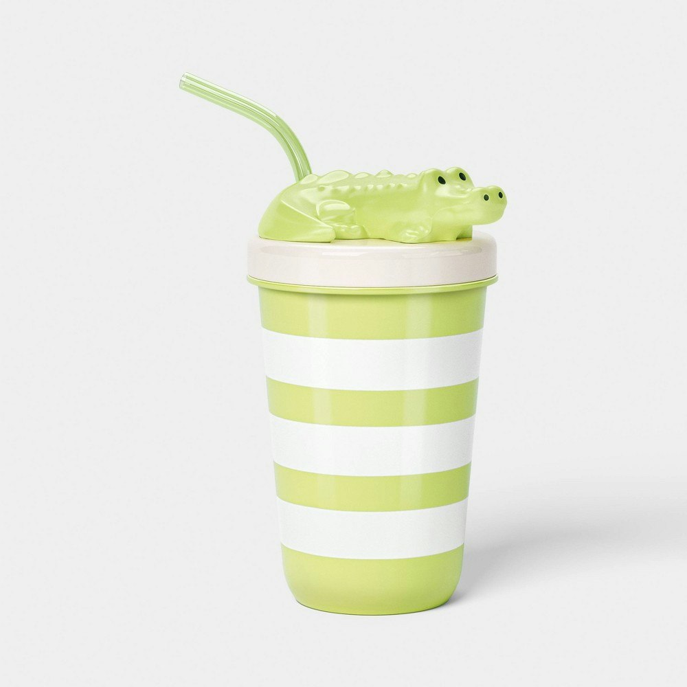Sun Squad 16-oz. Croc Straw Tumbler: $5
