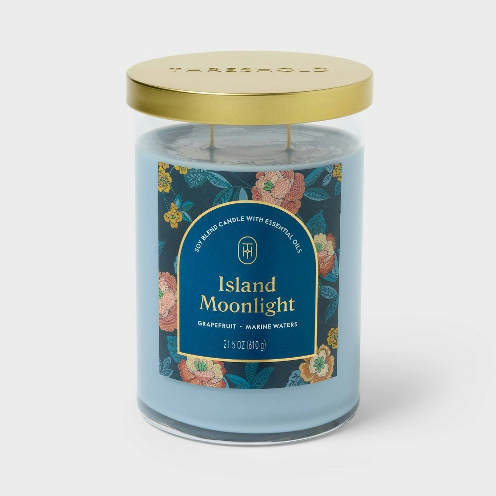 Threshold 21.5oz 2-Wick Lidded Glass Jar Candle: $15 Threshold 21.5oz 2-Wick Lidded Glass Jar Candle: $15